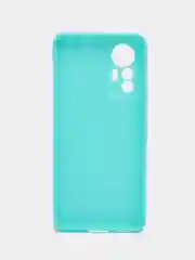 Бирюзовый чехол силиконовый Xiaomi 12 Lite (Сяоми 12 Лайт), матовый