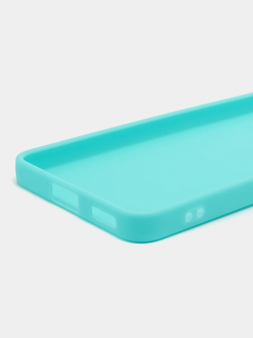 Бирюзовый чехол силиконовый Xiaomi 12 Lite (Сяоми 12 Лайт), матовый