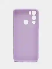 Лавандовый чехол Infinix Hot 12i силиконовый, цветной, матовый