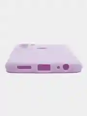 Лавандовый чехол Infinix Hot 12i силиконовый, цветной, матовый