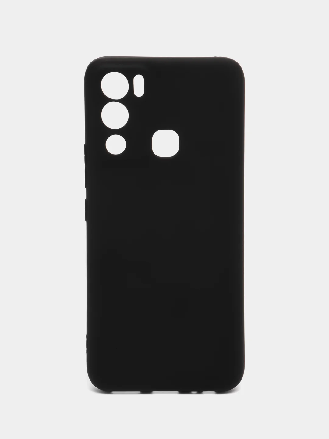 Черный чехол Infinix Hot 12i силиконовый, цветной, матовый