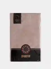 Скатерть DeNASTIA 140х200см, жаккард, цвет бежевый (эффект потёртости)