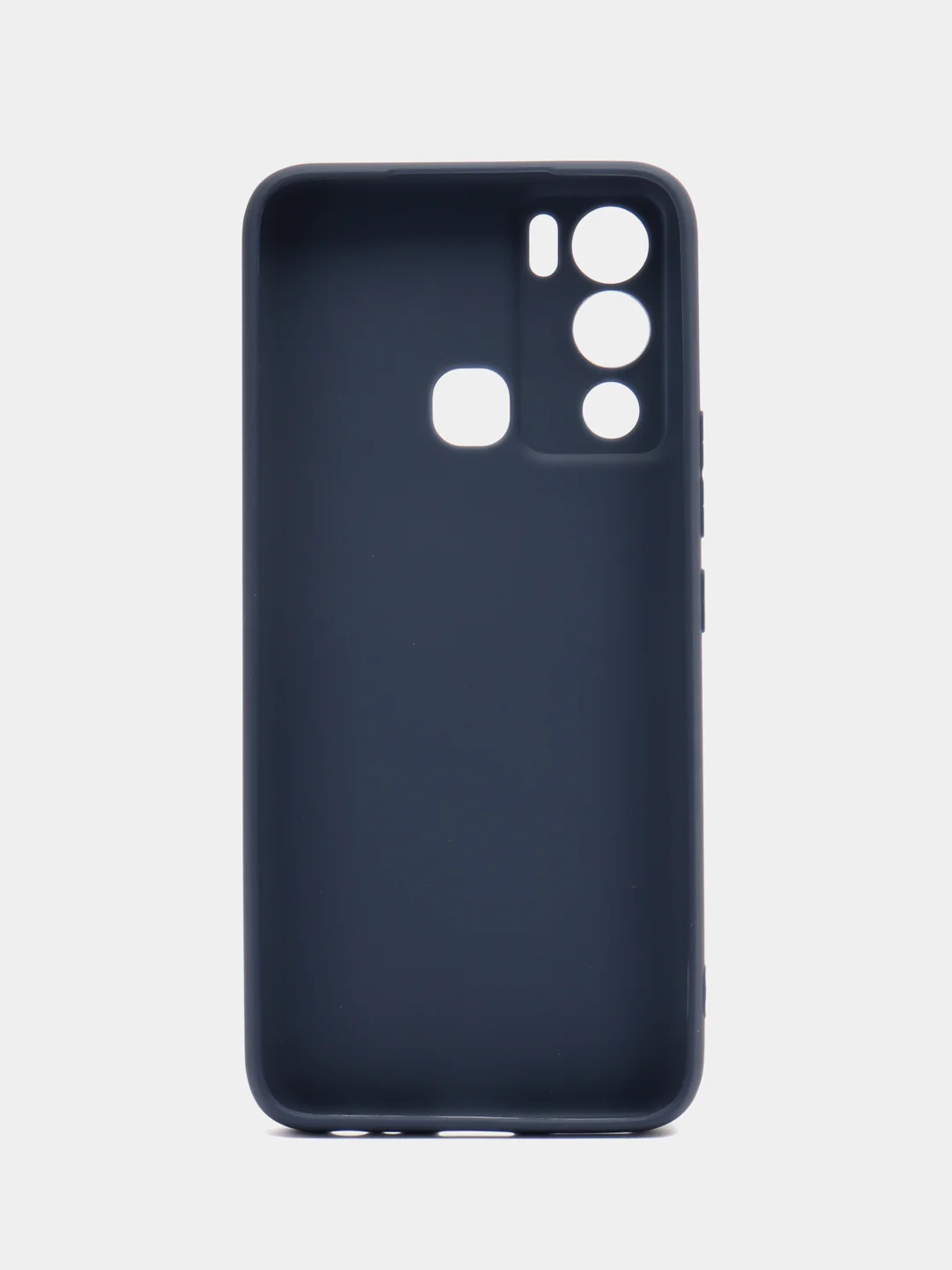 Темно-синий чехол Infinix Hot 12i силиконовый, цветной, матовый