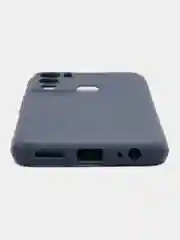 Темно-синий чехол Infinix Hot 12i силиконовый, цветной, матовый