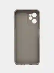 Серый чехол Realme C35 Реалми С35 силиконовый, цветной, матовый