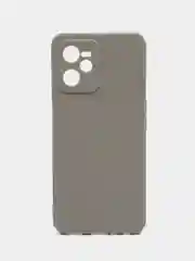Серый чехол Realme C35 Реалми С35 силиконовый, цветной, матовый