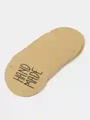 Красный бирка "handmade"