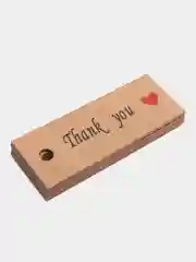 Бирка для подарка "Thank you", 20 штук