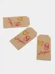 Бирка крафт "8 Марта", 50 шт