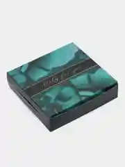 Тёмно-бирюзовый коробка подарочная картонная 14*14 см