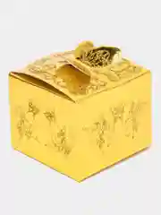 Золотой коробка подарочная, 5 х 4 см