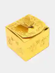Золотой коробка подарочная, 5 х 4 см