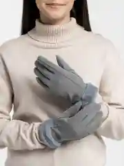 Серый перчатки женские