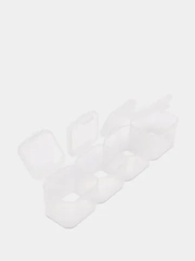 Контейнер-органайзер 3 шт / контейнер для хранения таблеток , мелочей, страз, бисера
