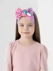Фиолетовый детская повязка на голову /повязка бант/повязка для девочки