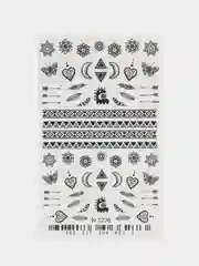 Вишнёвый наклейки  - Слайдеры для дизайна ногтей,  маникюра, металлические ленты