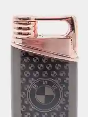 Серый меланж зажигалка газовая "Марки машин", турбо автоген