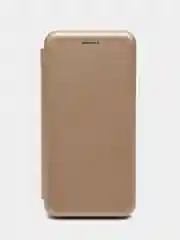 Золотой чехол-книжка на Huawei Honor 9 Lite, Хуавей Хонор 9 Лайт