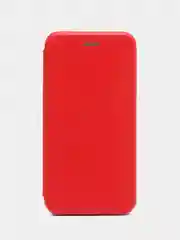 Красный чехол книжка для Samsung Galaxy J8 2018, Самсунг Джи 8