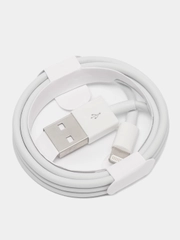 Зарядка для Айфона / кабель lightning / для зарядки iPhone 7, 8, X, 11, iPad, 1 метр