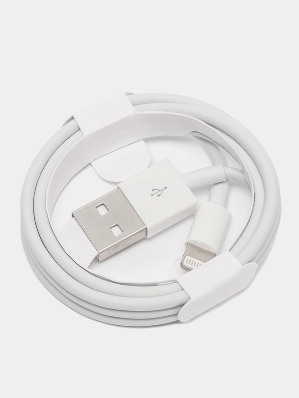 Зарядка для Айфона / кабель lightning / для зарядки iPhone 7, 8, X, 11, iPad, 1 метр