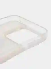 Коралловый меланж чехол Xiaomi Redmi 9C, Redmi 9C NFC, Redmi 10A, Редми 9С переливающийся жидкий с блестками