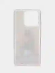 Коралловый меланж чехол Xiaomi Redmi 9C, Redmi 9C NFC, Redmi 10A, Редми 9С переливающийся жидкий с блестками