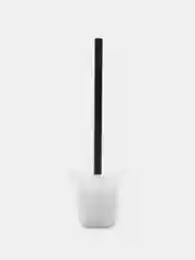 Ершик для туалета FRAP, черный, из нержавеющей стали