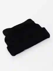 Черный вязаная шапка, с ушками