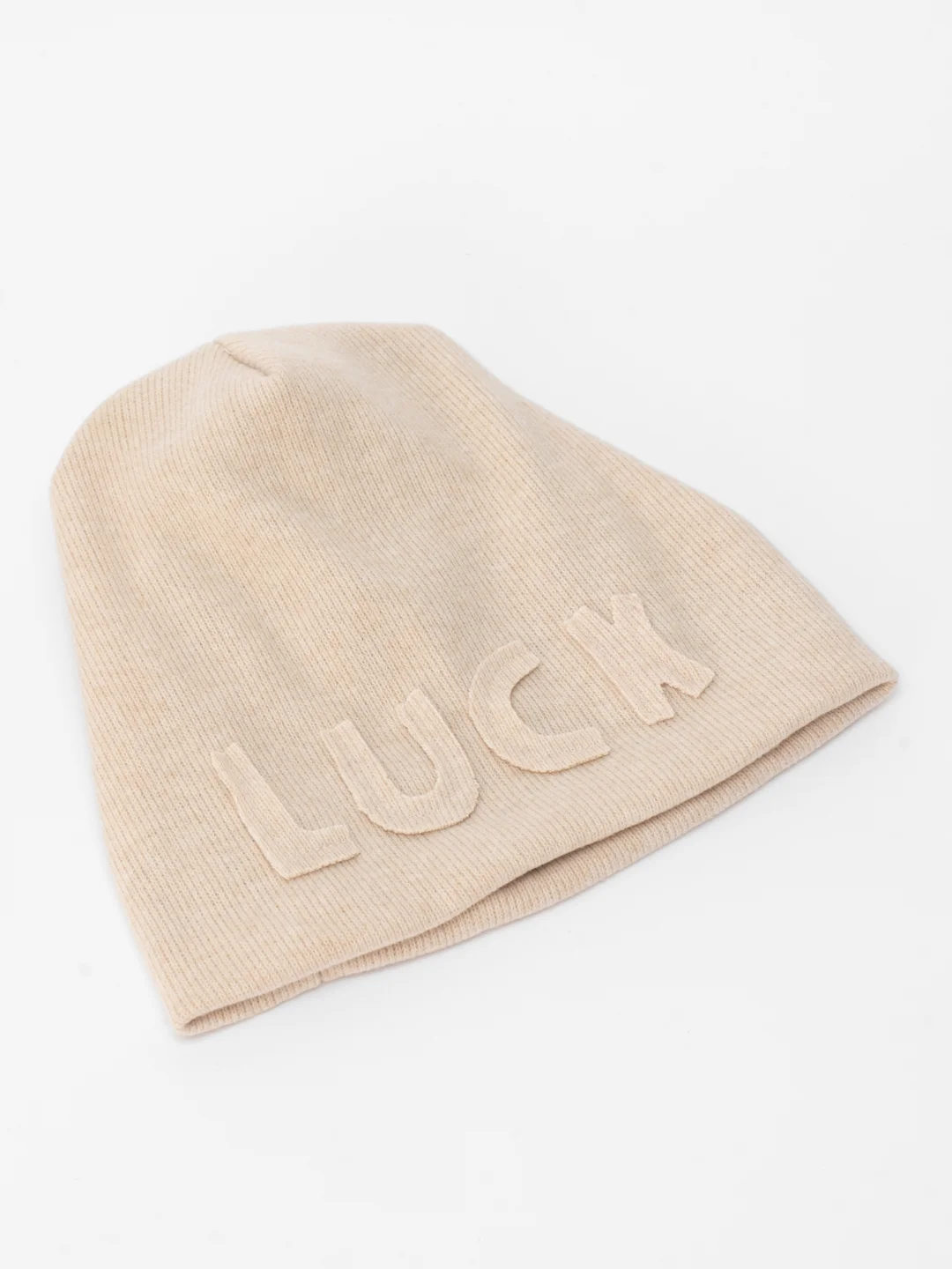 Бежевый шапка для девушек Lucky, демисезонная