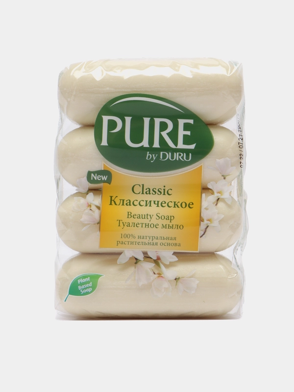 Мыло туалетное Pure, 4 х 85 г