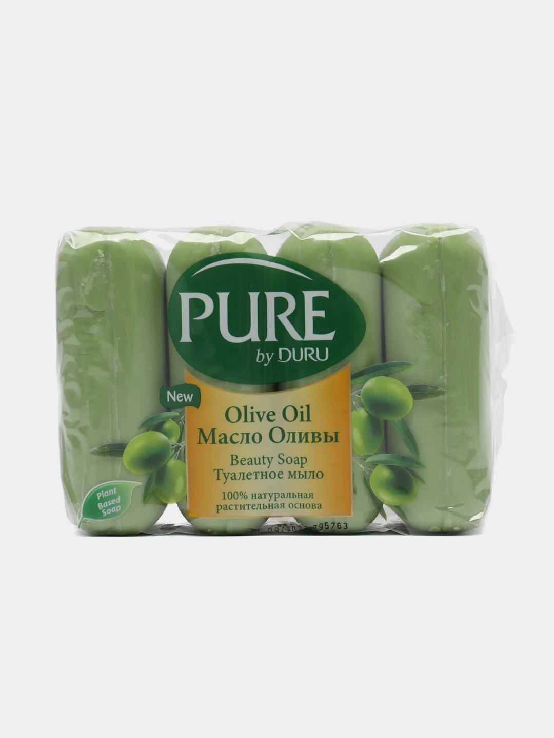 Оливковый мыло туалетное Pure, 4 х 85 г