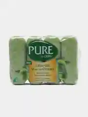 Оливковый мыло туалетное Pure, 4 х 85 г