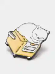 Индиго значки с котами (кошками, котятами), пин на одежду или рюкзак