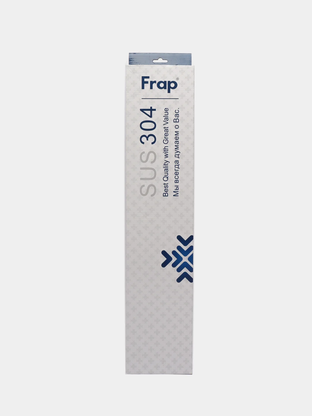 Полотенцедержатель FRAP черный, двойной, из нержавеющей стали