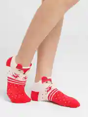 Белый носки новогодние