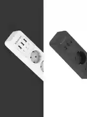 Сетевой фильтр Harper UCH-330, 1,5 метра, 3 розетки, 3 USB, 4000 Вт, черный