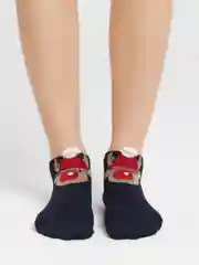 Черный носки новогодние