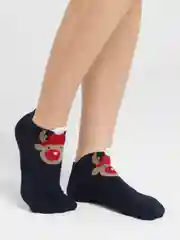 Черный носки новогодние