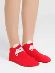 Вишнёвый носки новогодние