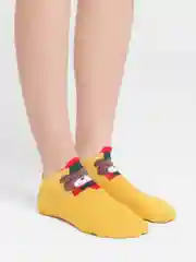 Горчичный носки новогодние
