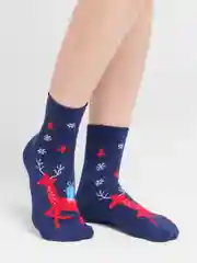 Индиго носки женские, новогодние, размер 36-41