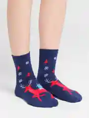 Зеленый носки женские, новогодние, размер 36-41