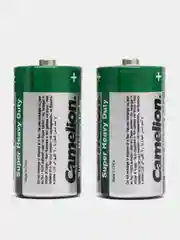 Батарейка Camelion R14 BL-2 (R14P-BP2G 1,5В), в упаковке 2 штуки