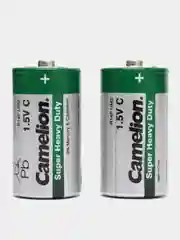 Батарейка Camelion R14 BL-2 (R14P-BP2G 1,5В), в упаковке 2 штуки