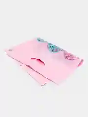 Розовый пакет подарочный