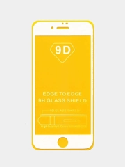 Защитное стекло 9D для iPhone SE 2020 / 7 / 8, белое
