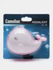 Кораллово-розовый ночник-светильник детский, светодиодный Camelion