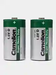 Батарейка Camelion R20 BL-2 (R20P-BP2G 1,5В) упаковка 2 шт