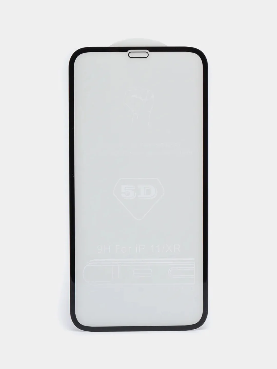 Черный защитное стекло с пылезащищённой сеткой для iPhone Айфон X Max